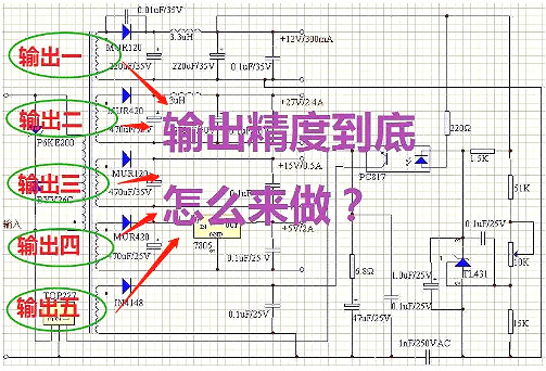 電源,電源交叉調整,變壓器