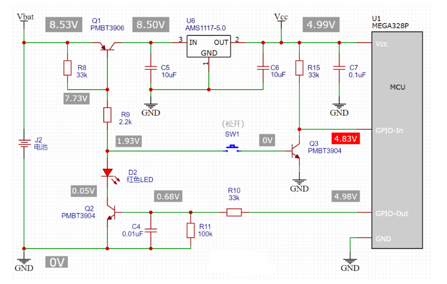 一鍵開機 關機電路