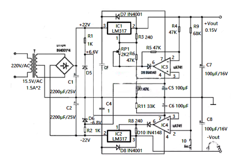 可調穩(wěn)壓電路