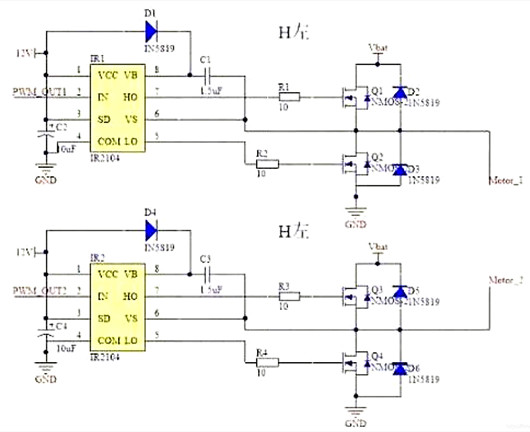 pwm驅(qū)動(dòng)h橋工作原理
