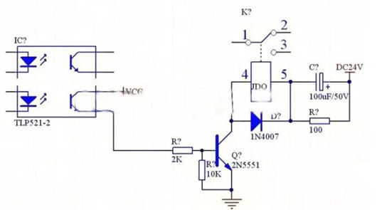 繼電器驅(qū)動(dòng)電路